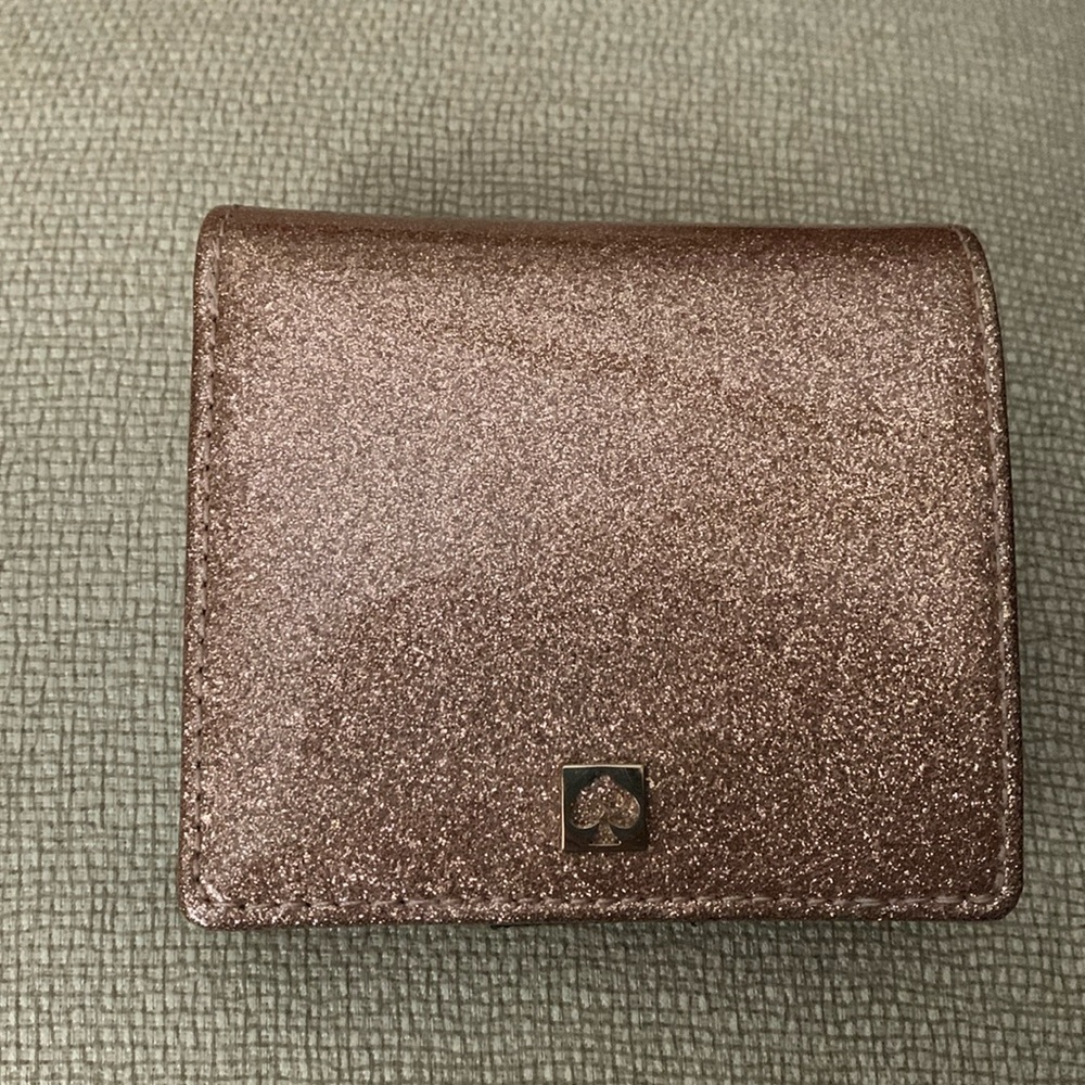NWT Kate Spade Mavis Street Rose Gold wallet